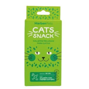 Galleta rellena Salmón con Hierba Gatera 80 gr