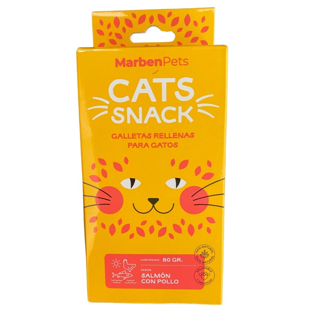 Galleta rellena Salmón con pollo 80 gr