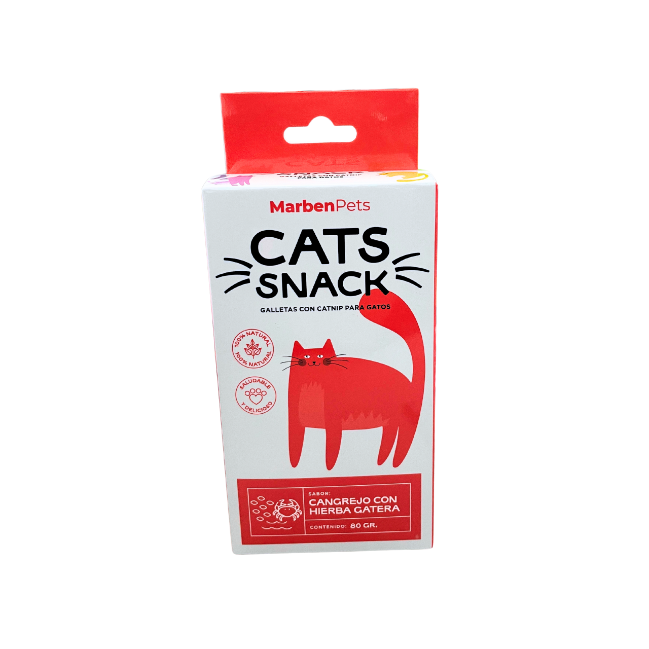 Galleta Cangrejo y Hierba Gatera 80 gr