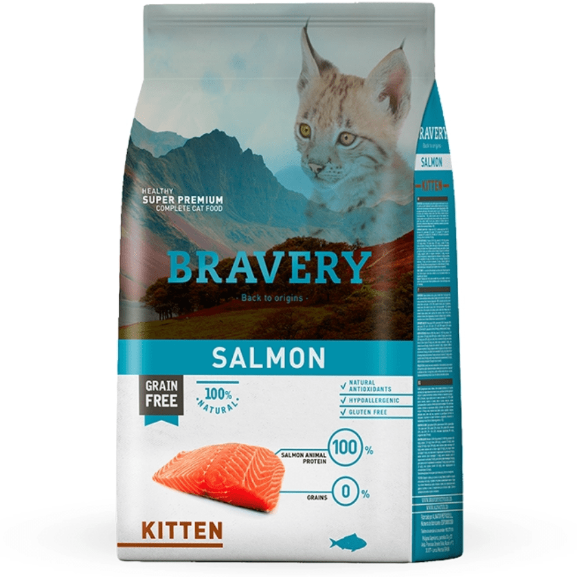 BRAVERY SALMON KITTEN 2 KG