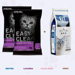 PROMO FIT GATO + 40 KG ARENA LAVANDA